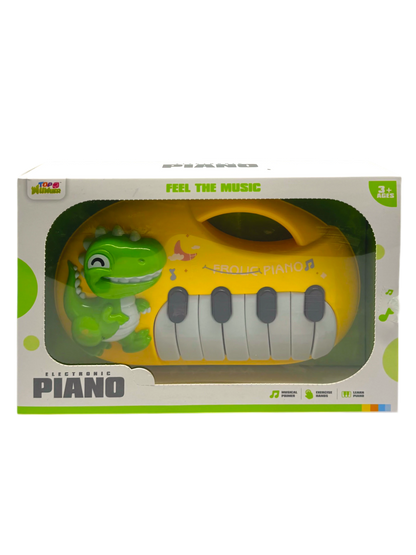 Frolic Piano Dinosaur Musical Toy – Portable Mini Keyboard for Toddlers | Ages 18m+ | Toys n Stuff Pakistan