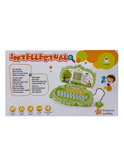 Intellectual Laptop for Kids – Educational Learning Toy with Stylus, 20+ Activities | Battery Operated | Ages 3+ | Toys n Stuff Pakistan