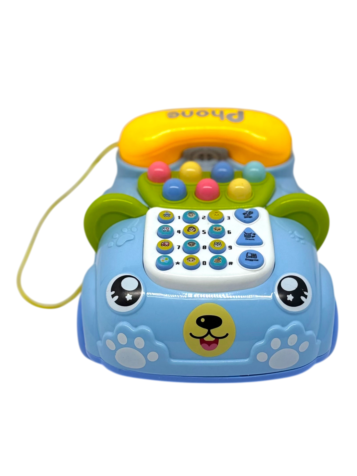 Early Education Telephone Car – Musical Learning Toy with Lights, Bump & Go Action | Ages 12m+ | Toys n Stuff Pakistan