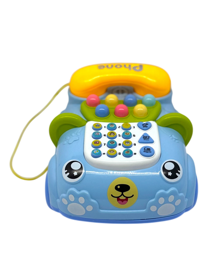 Early Education Telephone Car – Musical Learning Toy with Lights, Bump & Go Action | Ages 12m+ | Toys n Stuff Pakistan