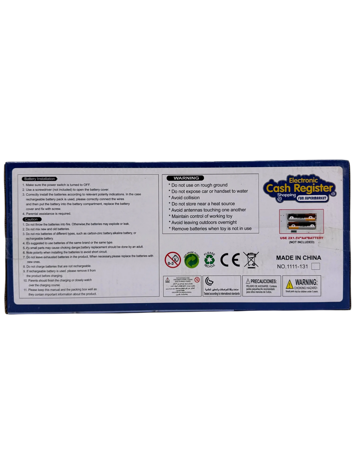 Electronic Cash Register Toy for Kids – Supermarket Play Set with Scanner & Accessories (Ages 3+)