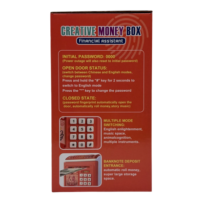 Creative Money Box ATM Toy for Kids – Electronic Piggy Bank with Password Lock (Ages 3+)