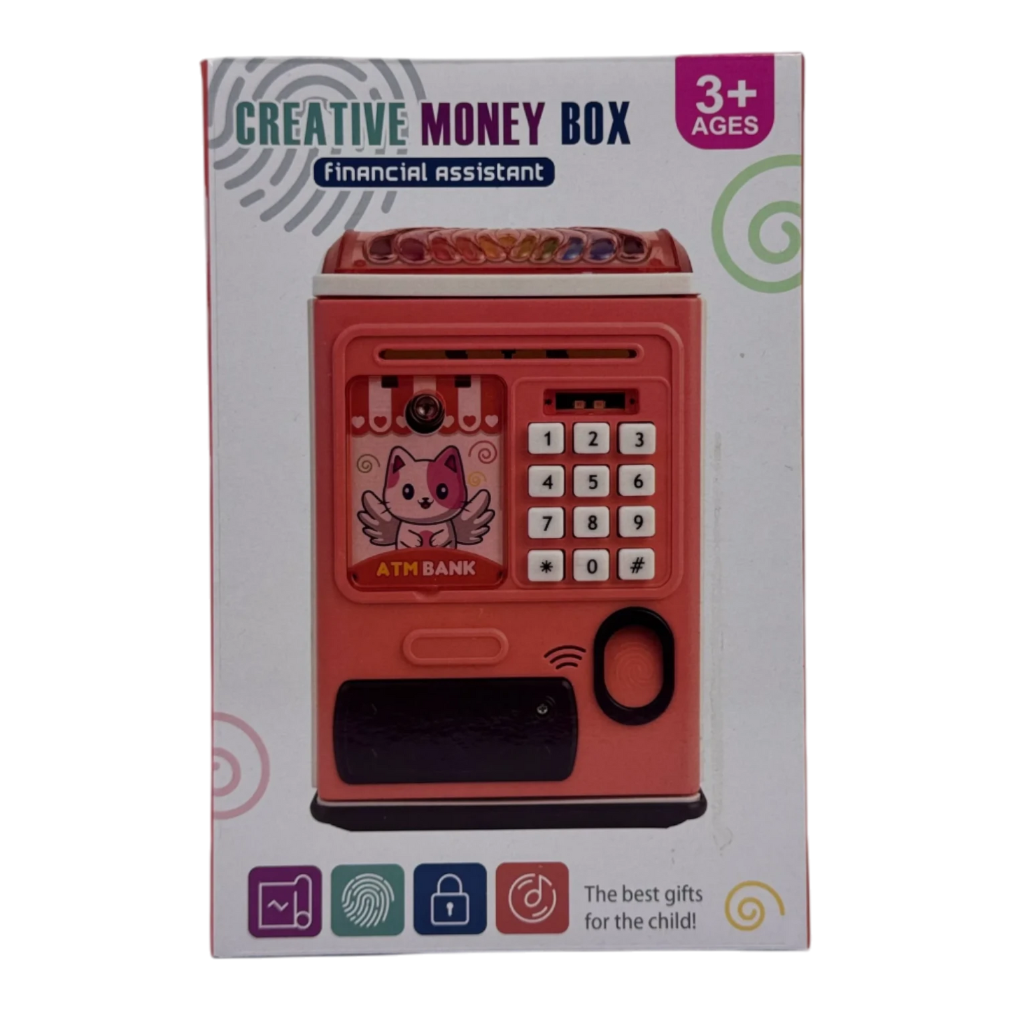 Creative Money Box ATM Toy for Kids – Electronic Piggy Bank with Password Lock (Ages 3+)