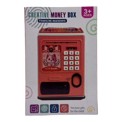 Creative Money Box ATM Toy for Kids – Electronic Piggy Bank with Password Lock (Ages 3+)
