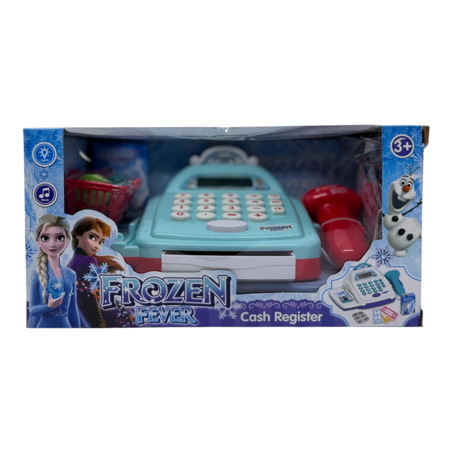 Frozen Cash Register Toy for Kids – Princess Supermarket Play Set with Lights & Sound (Ages 3+)