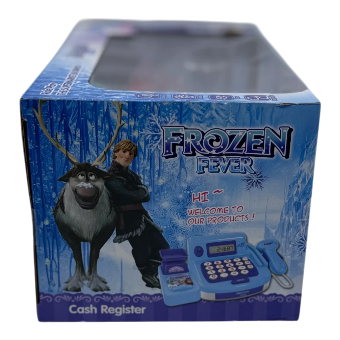Frozen Cash Register Toy for Kids – Princess Supermarket Play Set with Lights & Sound (Ages 3+)