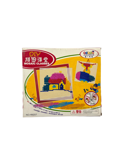 DIY Mosaic Art Kit for Kids – Creative Puzzle Building Blocks Set (Educational Craft Toy)