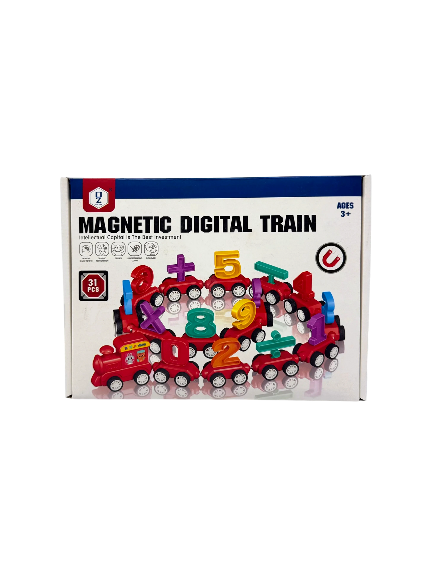 Magnetic Digital Train Toy Set for Kids (31 PCS) – Educational Number & Math Learning Train