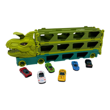Dinosaur Catapult Truck Toy for Kids – Car Carrier Transporter with Launch Track (3+ Ages)