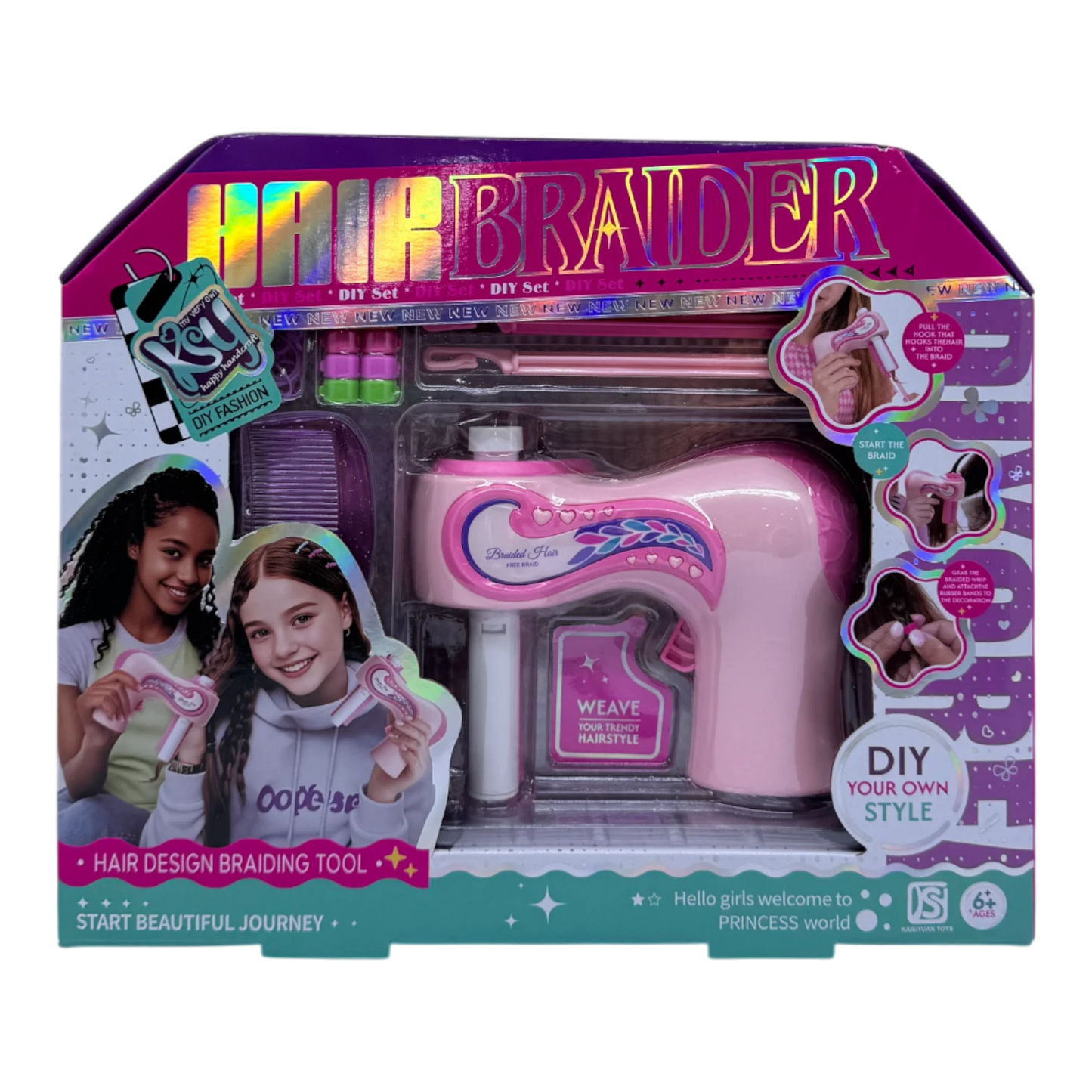 DIY Hair Braider Machine for Girls – Easy Hair Styling & Braiding Tool Kit