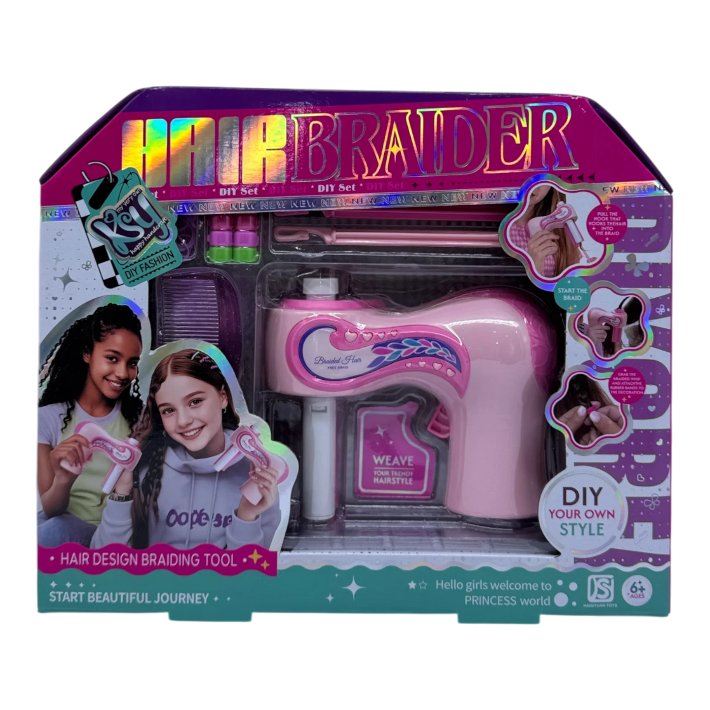 DIY Hair Braider Machine for Girls – Easy Hair Styling & Braiding Tool Kit