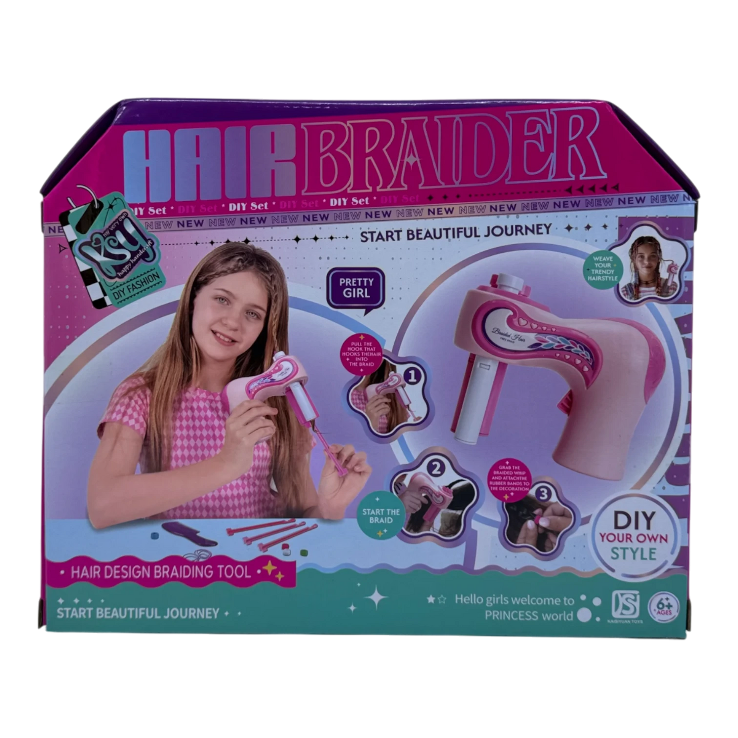 DIY Hair Braider Machine for Girls – Easy Hair Styling & Braiding Tool Kit