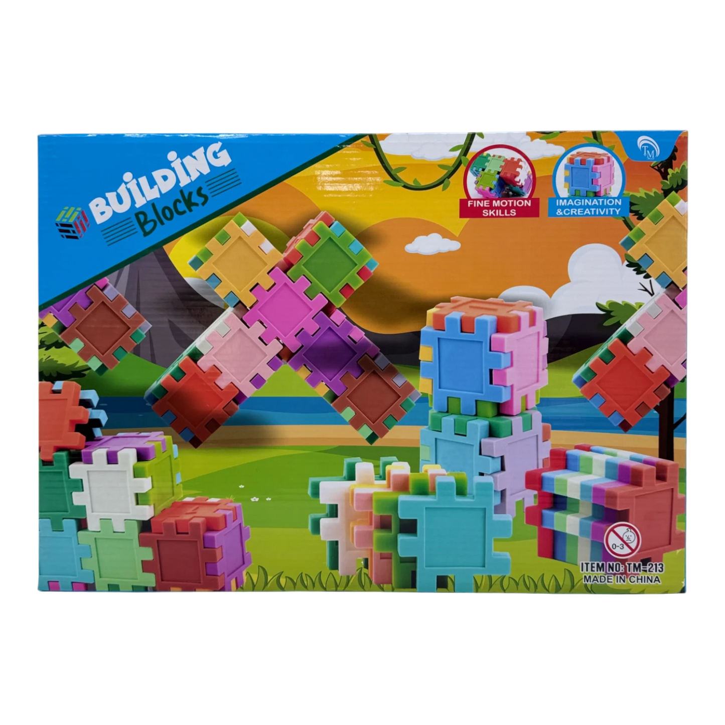 Colorful Building Blocks Set for Kids – Creative Puzzle & Construction Toy