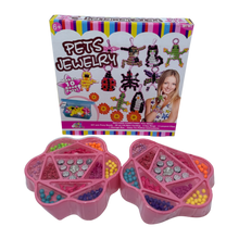 Pets Jewelry Making Kit for Kids – DIY Beads Craft Set with Keychains