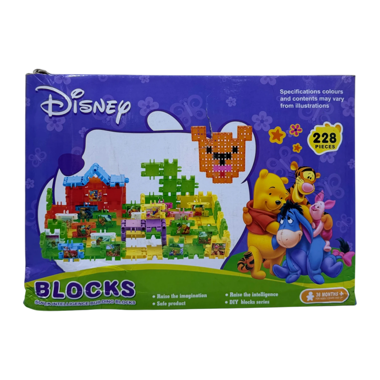 Disney Themed Building Blocks Set – 228 Pieces Creative Construction Toy for Kids