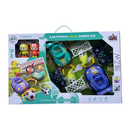 2.4G Football Match Bumper Car Toy – Remote Control Soccer Battle Cars for Kids