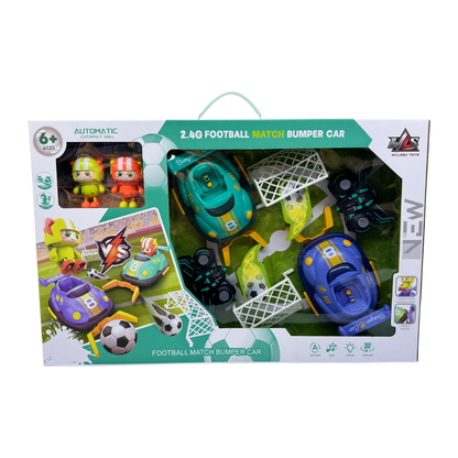 2.4G Football Match Bumper Car Toy – Remote Control Soccer Battle Cars for Kids
