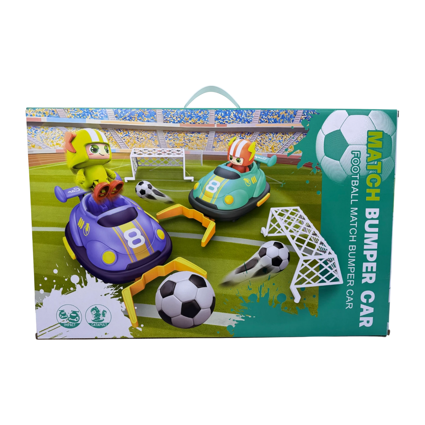 2.4G Football Match Bumper Car Toy – Remote Control Soccer Battle Cars for Kids