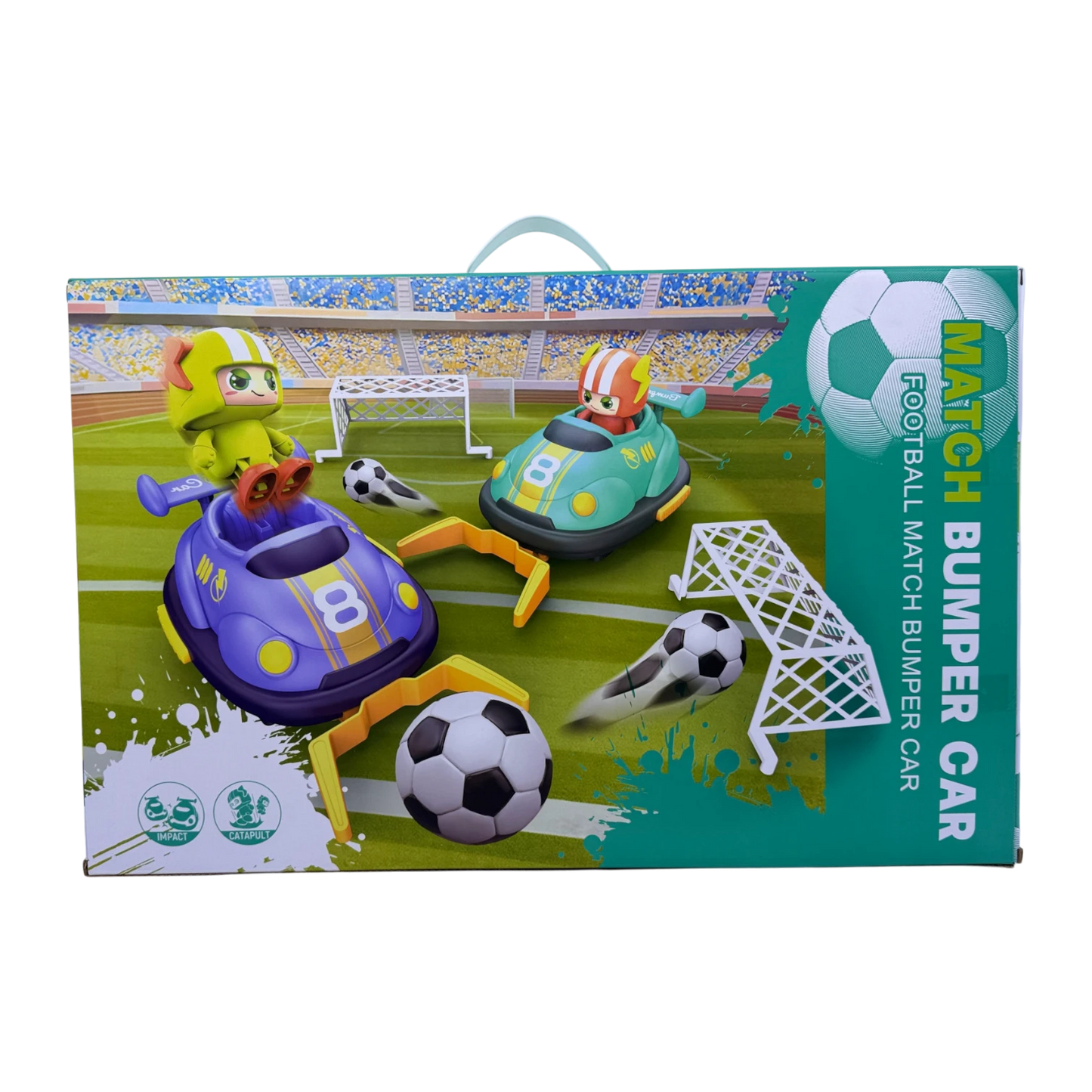 2.4G Football Match Bumper Car Toy – Remote Control Soccer Battle Cars for Kids