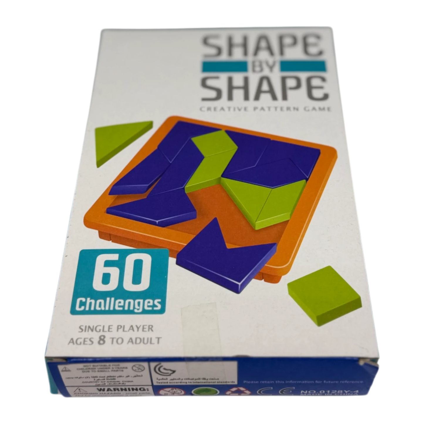 Shape by Shape Creative Pattern Game – Brain Teaser Puzzle with 60 Challenges