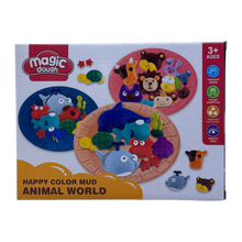 Magic Dough Animal World Play Set for Kids 3+ | Color Clay Modeling Kit with Animal Shapes