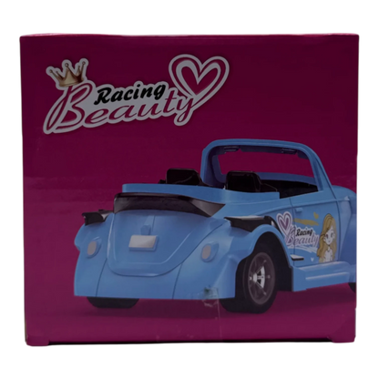 Racing Beauty Doll RC Car for Girls 6+ | Remote Control Barbie Style Convertible Toy Car