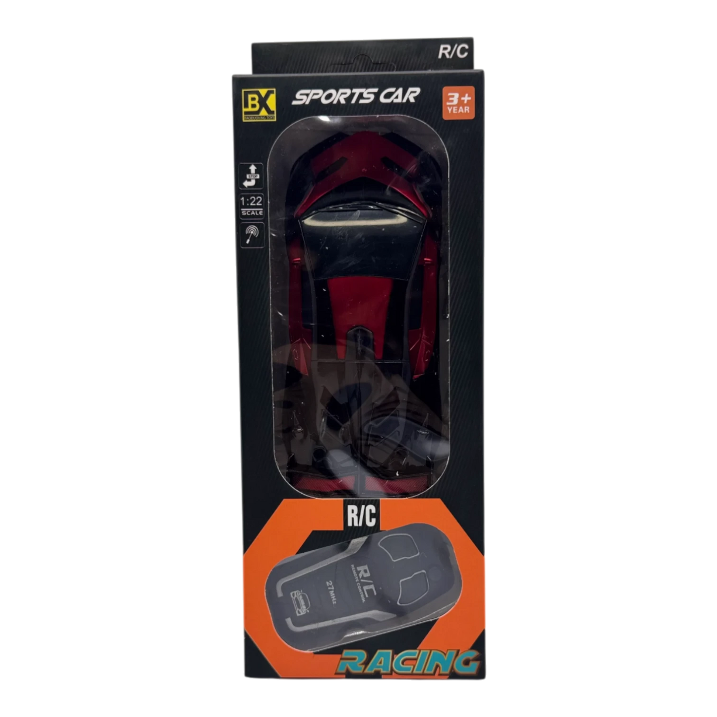 RC Super Sports Car 1:22 Scale for Kids 3+ | Remote Control Racing Car Toy
