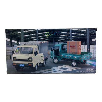 RC Cargo Truck 1:16 Scale 2.4GHz for Kids 6+ | Remote Control Delivery Truck with Lights and Spray