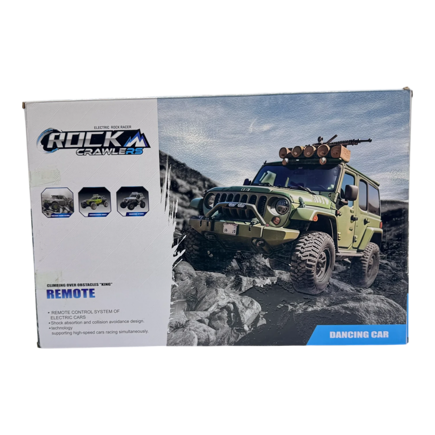Rock Crawler RC Car 1:10 – Electric Off-Road Rock Racer Remote Control Car for Kids