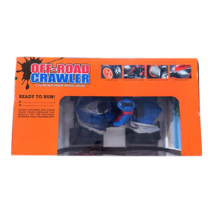 4WD Off-Road Crawler RC ATV 1:10 – Four Wheel Drive Remote Control Bike with Rider Toy