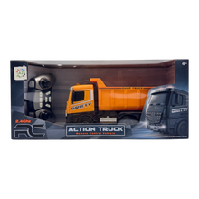 Action RC Dump Truck 2.4GHz Remote Control Vehicle with Lights & Sound for Kids 6+