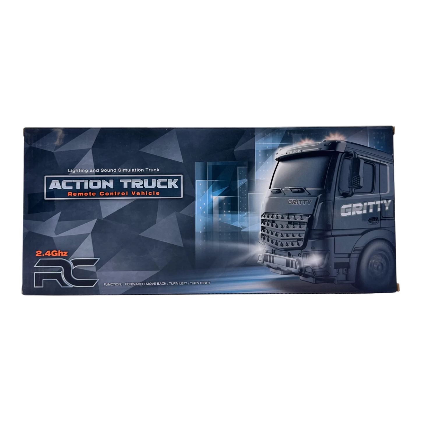 Action RC Dump Truck 2.4GHz Remote Control Vehicle with Lights & Sound for Kids 6+