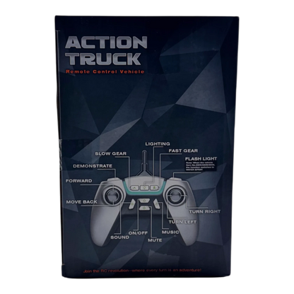 Action RC Dump Truck 2.4GHz Remote Control Vehicle with Lights & Sound for Kids 6+