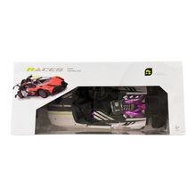 Races RC Car 1:16 Scale 2.4GHz Radio Control Racing Car with Lights & Rechargeable Battery