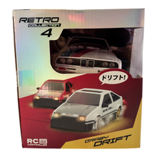 Retro Drift RC Car 4WD 2.4GHz High Speed Racing Car with Neon Lights & Drift Tires