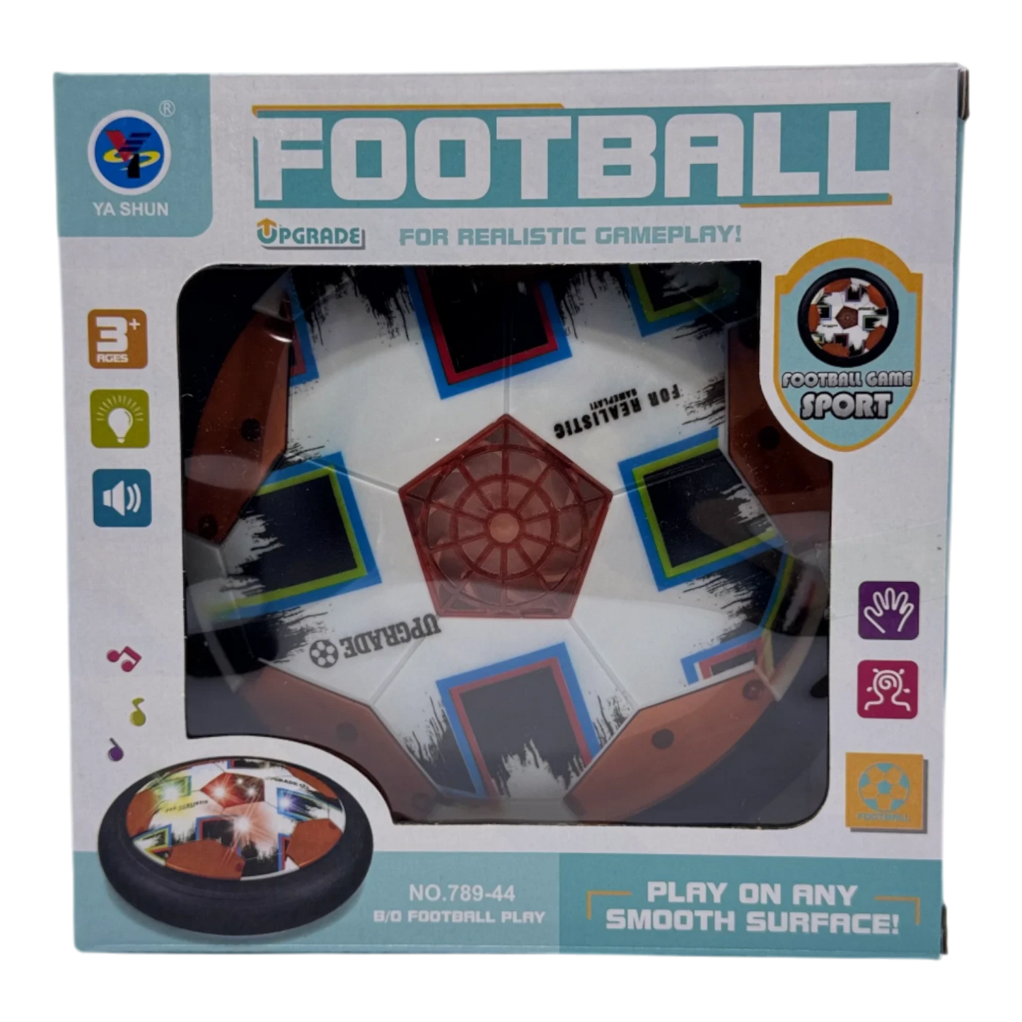 Hover Football Toy with Lights & Music – Air Floating Soccer Ball for Kids Indoor Play