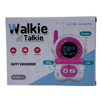 Kids Walkie Talkie Toy with LCD Screen, Sound Effects & Long Range Communication (Ages 3+)