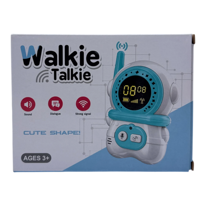 Kids Walkie Talkie Toy with LCD Screen, Sound Effects & Long Range Communication (Ages 3+)