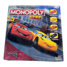 Monopoly Junior Cars Edition Board Game for Kids | Disney Cars Themed Family Game