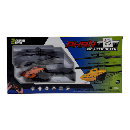 Phantom RC Helicopter 2 Channel Remote Control Helicopter with USB Charging