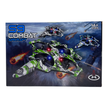 S8 Combat Aircraft RC Drone with LED Lights & Remote Control (Military Style)
