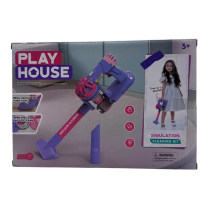 PlayHouse Simulation Cleaning Kit Toy Vacuum Cleaner for Kids (3+ Ages)