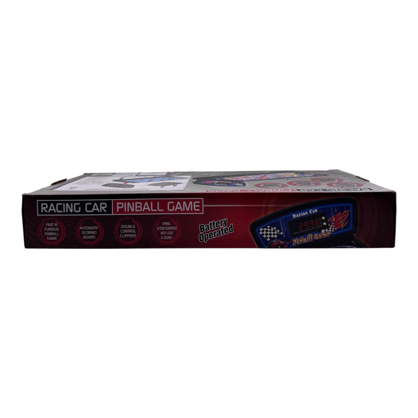 Racing Car Pinball Game for Kids – Electronic Arcade Tabletop Pinball (3+ Ages)