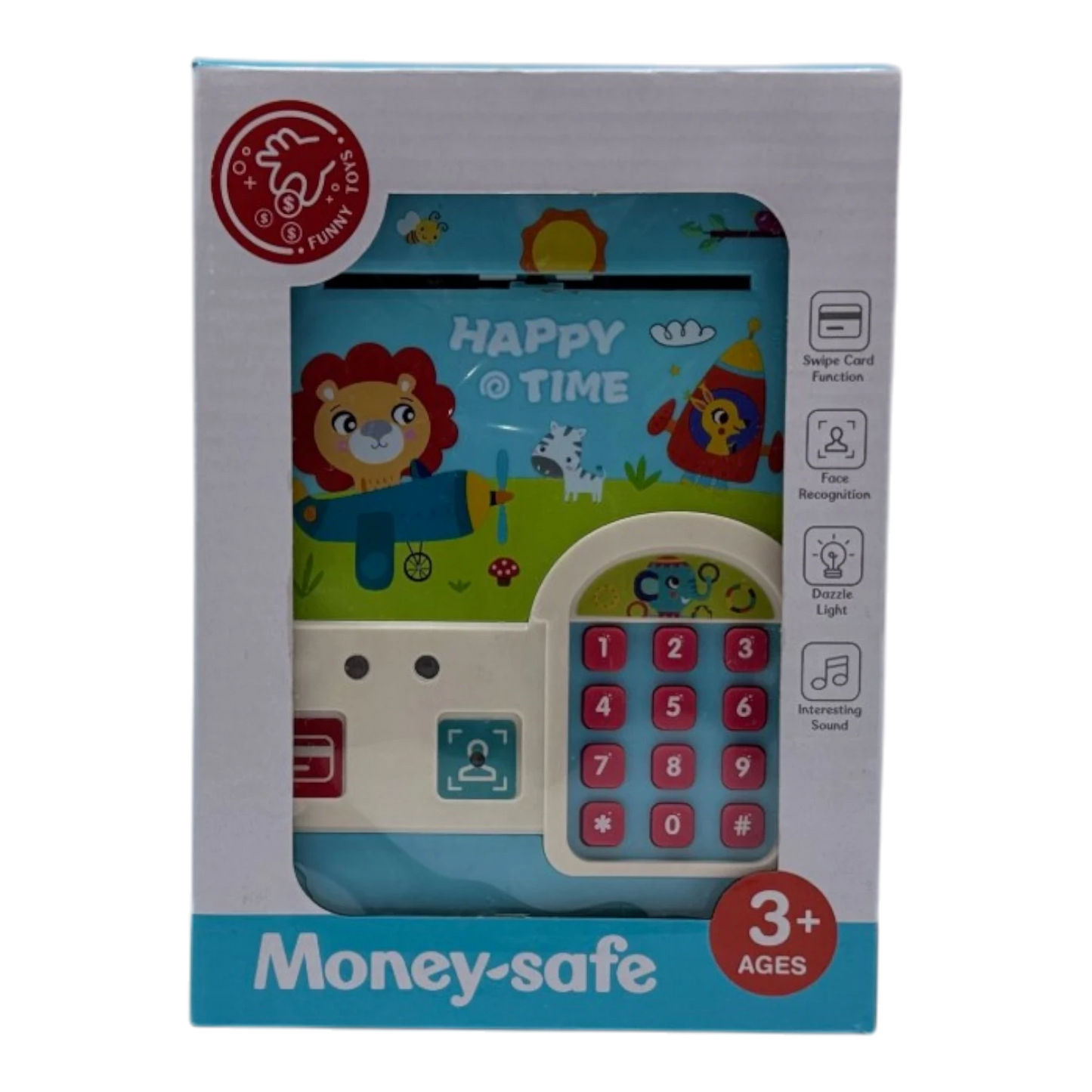 Electronic ATM Money Safe Piggy Bank for Kids – Password & Face Unlock