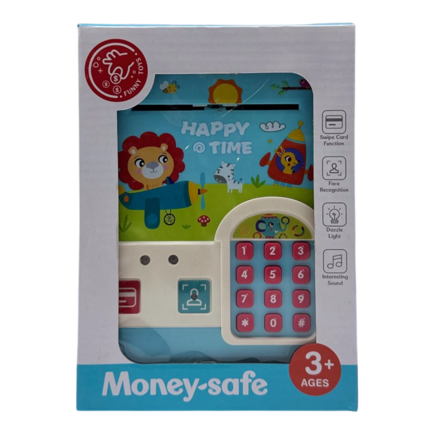Electronic ATM Money Safe Piggy Bank for Kids – Password & Face Unlock