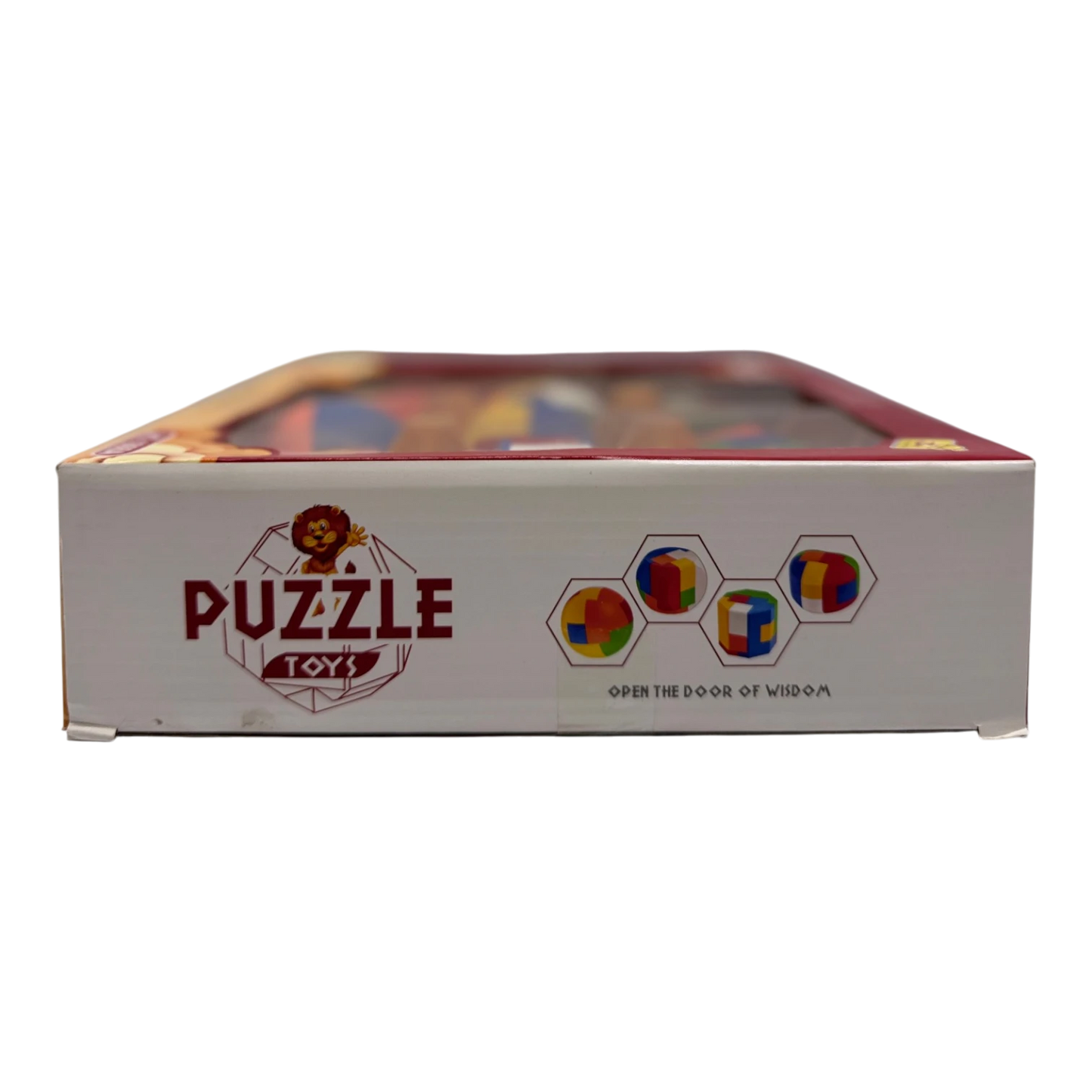 9-Piece 3D Brain Teaser Puzzle Set – Colorful Geometric Logic Toys for Kids