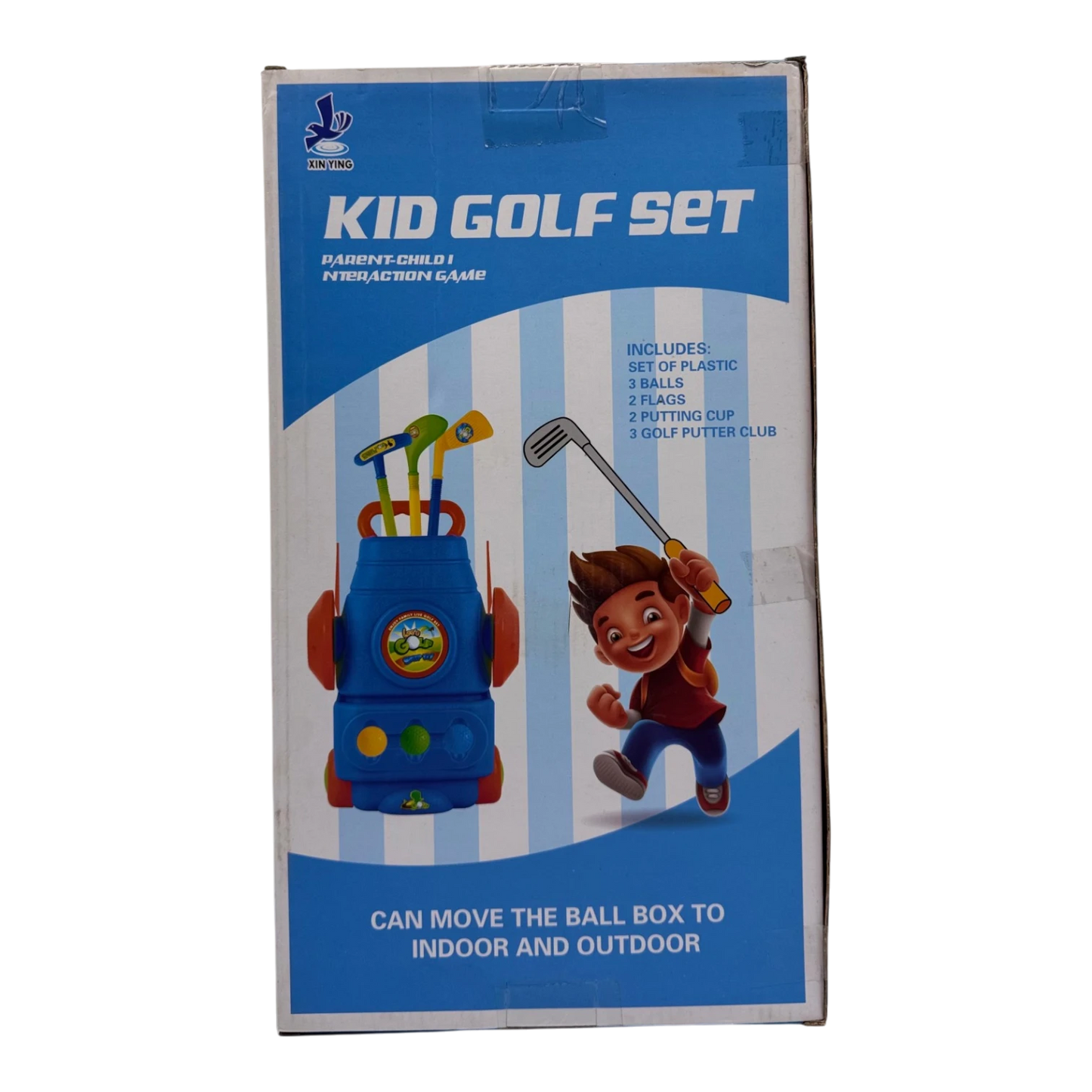 Junior Kids Golf Set with Portable Trolley – Indoor & Outdoor Sports Toy