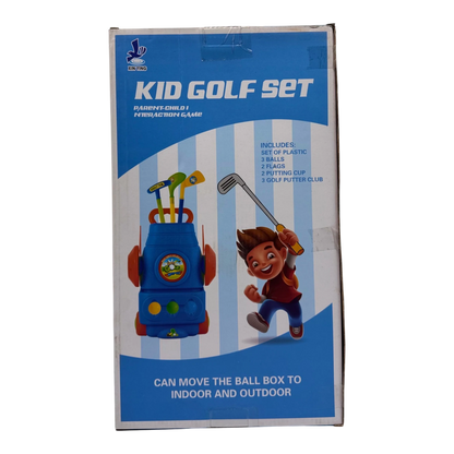 Junior Kids Golf Set with Portable Trolley – Indoor & Outdoor Sports Toy