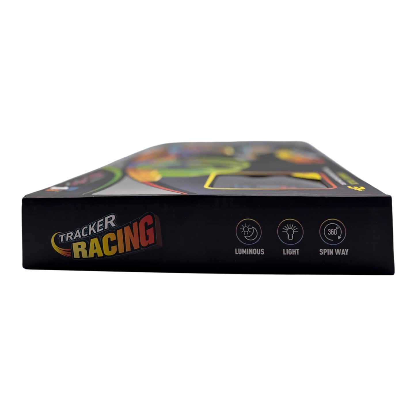 Tracker Racing Luminous Track Set – 360° Loop with Glow-in-the-Dark Stunt Cars