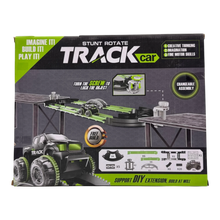 Stunt Rotate DIY Track Car Set – Gear-Wheel Climbing Truck with Changeable Assembly